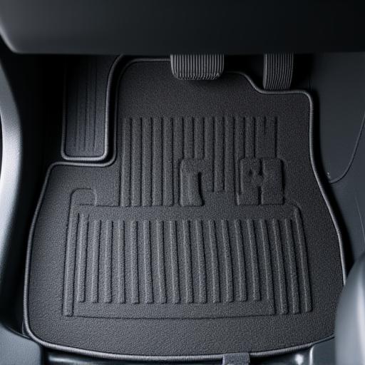 Cleaned car mats looking like new